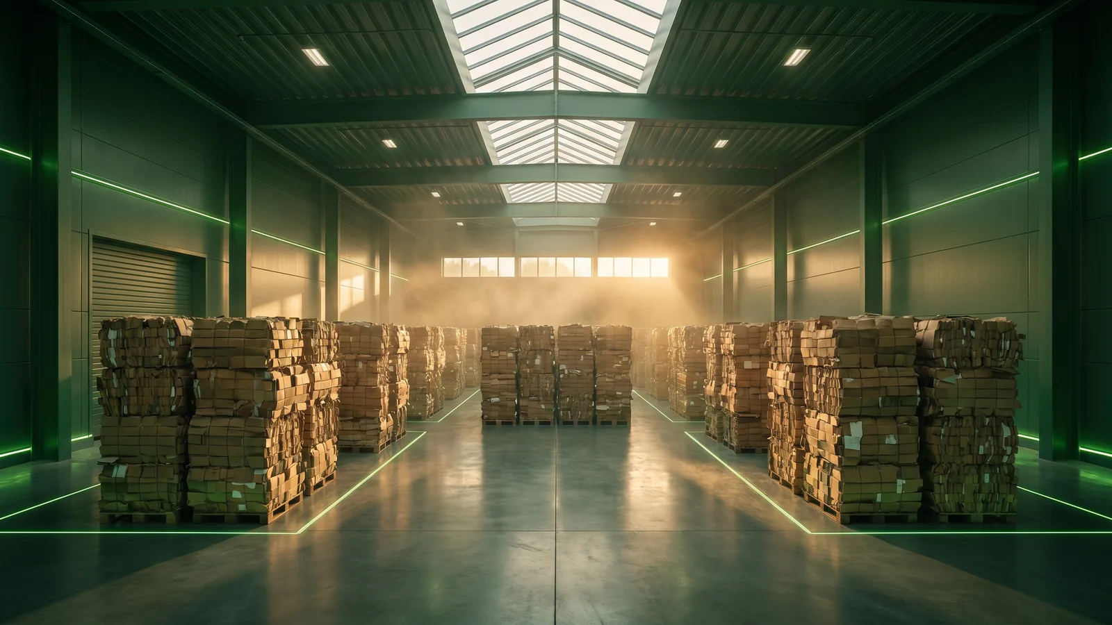 Collection and recycling of business cardboard