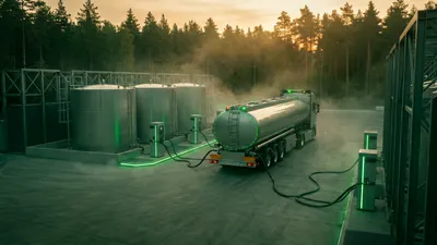 Having waste oil collected by tanker